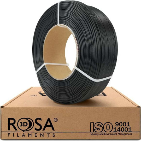 Rosa3D 3D Drucker Filament 1.75mm Schwarzes 1kg 1 Stück (Nachfüllen)