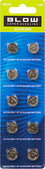Blow Алкални Батерии За часовници LR54 10бр