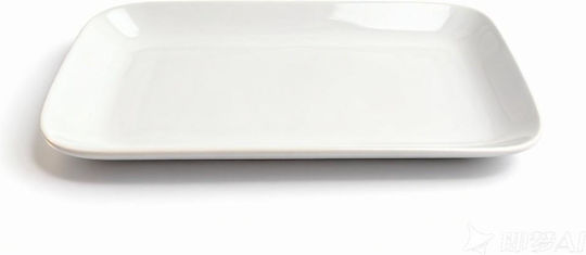 Oriana Ferelli Serving Platter Rectangular made of Porcelain White 18x12.2cm