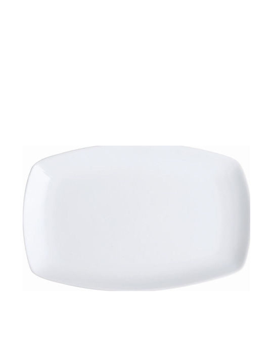 Oriana Ferelli Serving Platter Rectangular made of Porcelain White 30x19.5cm