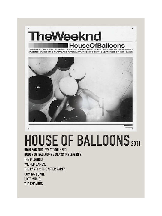 Αφίσα - House Of Balloons | The Weeknd