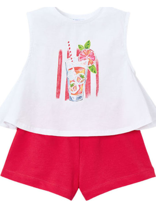 Mayoral Kids' Set with Shorts Summer 2pcs Lotus
