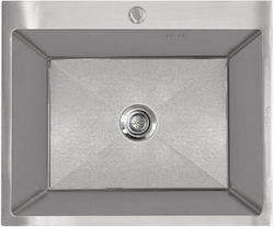 Sanitec Vision 5050S Ένθετος Σατινέ 50x50cm Ασημί