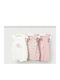 Mayoral Baby Bodysuit Set Pink 3pcs