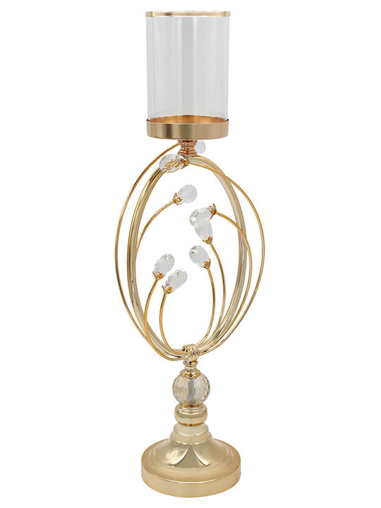 Keskor Metal Candle Holder in Gold Colour 19x62x14cm Various Colors