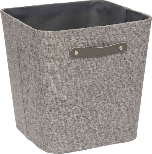 5Five Fabric Storage Box with Lid Gray 31x31x31cm 1pcs