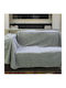 Linea Home Zic Three-Seater Sofa Throw Fur 180x300cm Gray