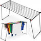 Modernhome Folding Floor Clothes Drying Rack with Hanging Length 19m