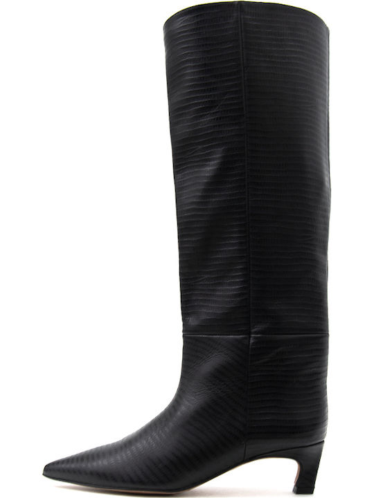 Angel Alarcon Leather Women's Boots SNAKE SKIN