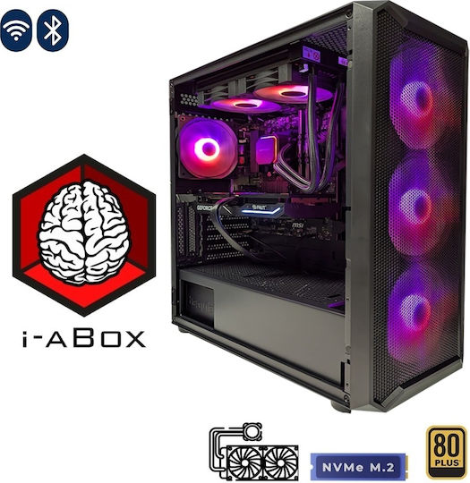 i-aBox Entry lvl v6 SGC Lux Gaming Desktop PC (Ryzen 7-8700F/16GB DDR5/2TB SSD/GeForce RTX 5060 Ti/W11 Home)