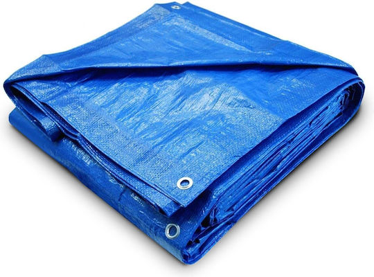 Dalimond Αδιάβροχος Μουσαμάς 60gr/m² 5x4μ. Ελαφρού Τύπου Μπλε