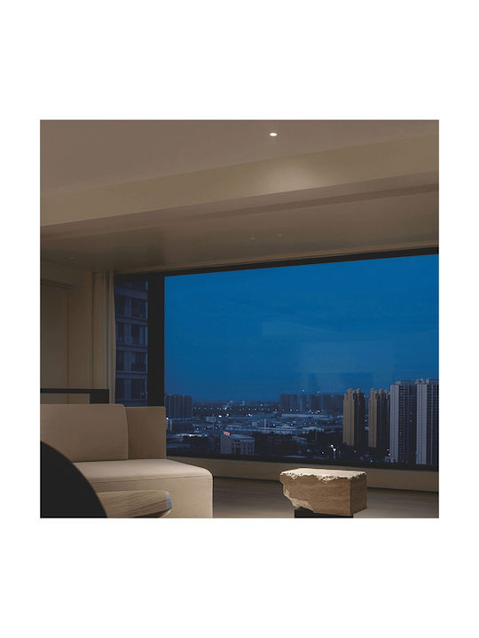 Zambelis Lights Χωνευτό Σποτ με Ενσωματωμένο LED και Θερμό Λευκό Φως Λευκό