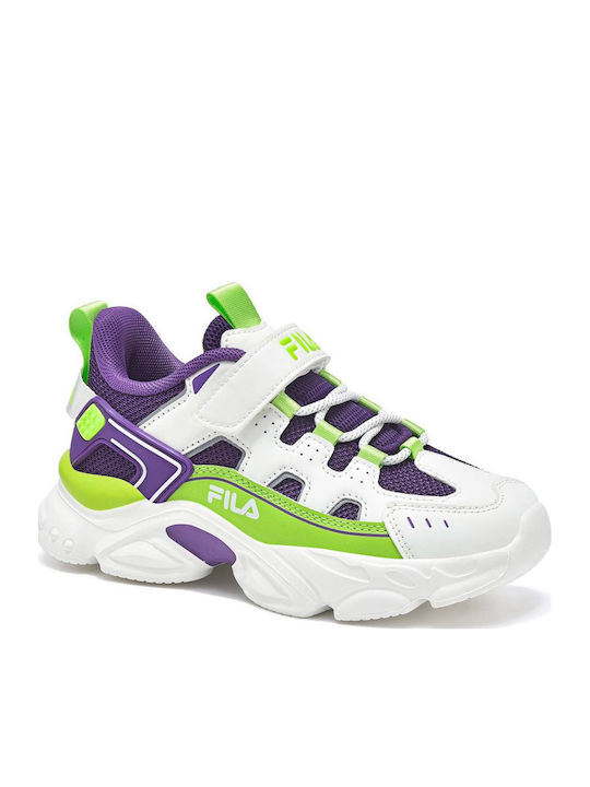 Memory Spinel 3 V Kids Sneakers Anatomic with Scratch White