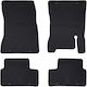 vidaXL Set of Front and Rear Mats 4pcs for Mercedes-Benz A Class / GLB 2018 Black