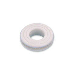 Rolled Rim Grommets 15mm Din Plastic Alb