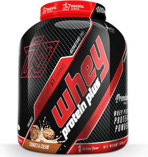 Immortal Nutrition Whey Protein Plus Organic Protein Whey with Flavor Cookies & Cream 2kg