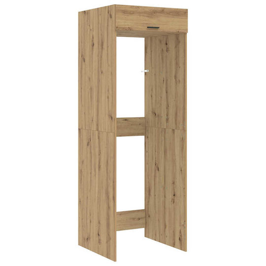 vidaXL Badezimmerschrank Wäscherei B67.5xT68xH200cm Eiche