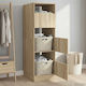 vidaXL Bathroom Cabinet Laundry L50xW68xH162cm ...