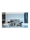 Makis Tselios Home Set Coverlet Queen Size Cotton Satin Zebra 240x250cm 3pcs
