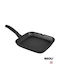 Risoli Blackplus Grill made of Cast Aluminum with Stone Coating Black 26cm