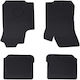 vidaXL Set of Front and Rear Mats 4pcs for Skoda Octavia I 97-04 Black