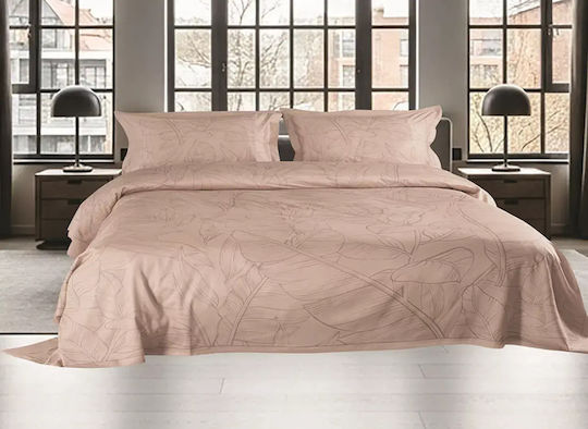 Makis Tselios Home Комплект Пухено Куинсайз 220x240бр Leaves 3бр