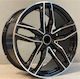 Audi Style 1196 8.5x19 5x112 Et39 Black Face Machined
