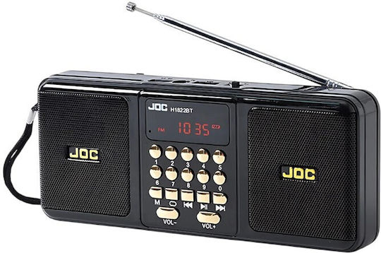 Joc 1822 Portable Radio Rechargeable Black