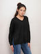 Damen Pullover Black