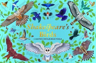 Shakespeare's Birds A 1000-piece Circular Jigsaw Puzzle For Adults Premium Quality Beautiful Design Literary Gift