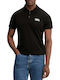 Polo Short Sleeve Black Blouse