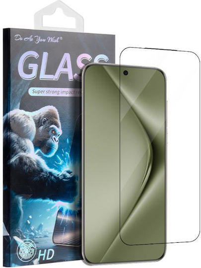 Huawei Pura 70 Do As You Wish Сатенен Екранен Принт Hd Закалено Стъкло Филм Черен