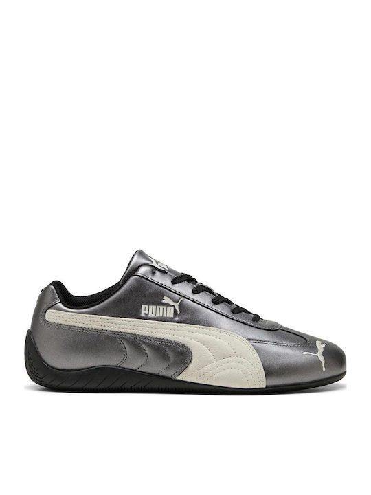 Speedcat Metallic Sneakers Silver