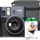 Fujifilm Instax Mini 41 Instant Cameră Analogică Husă de Protecție & Folie 1x10 Neagră