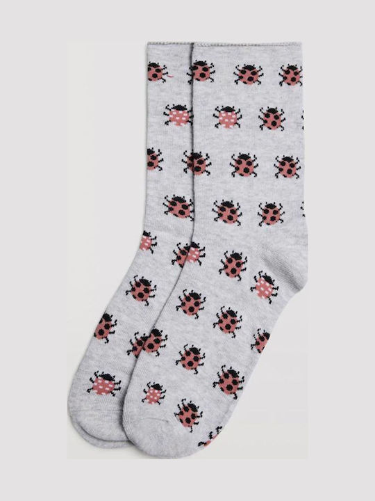 Ysabel Women's Socks Light Gray