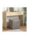 Табуретка За кухня Текстил Taupe 41x41x40бр