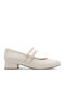Ecru Heels with Strap