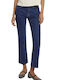 Women's Jean Trousers Flared in Slim Fit Blue