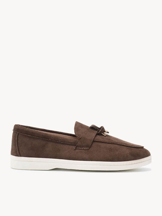 Mocasini Dama Maro Din Suede Moale Talpă Ușoară