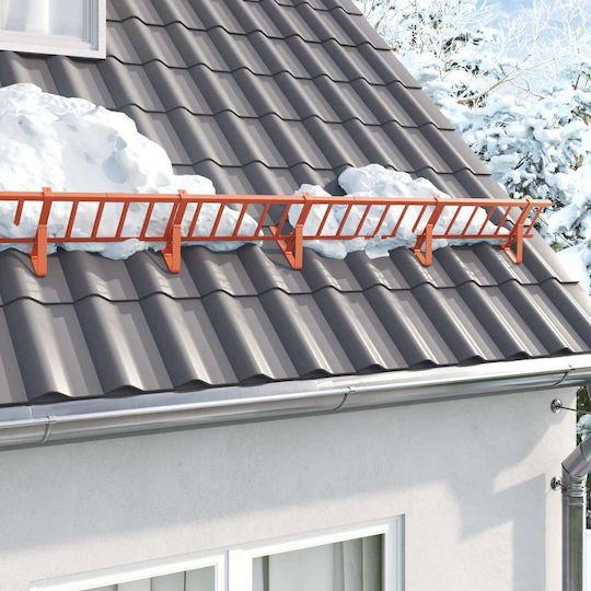 Vidaxl Υποστήριξη Φράχτη Χιονιού 12 Pcs Κόκκινο 29,5 X 3 X 34,5 Εκ