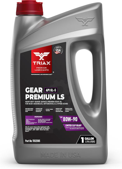 Ulei Transmisie Manuala Si Diferential Triax Hd Gear Premium 80w-90 Api Gl-5 Ls 3.78l