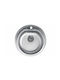 Venera 123677 Drop-In Chiuvetă Inox L51xW51cm Gri