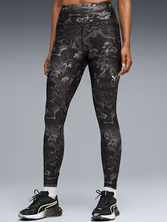 PUMA Tight Γυναικείο Cropped Κολάν Black