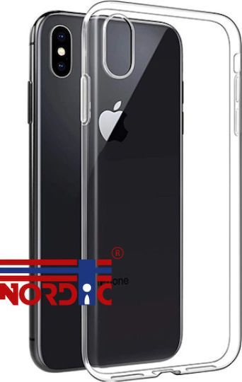 Nordic Back Cover Silicon Transparent (Redmi Note 9T)