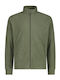 Cardigan Fleece pentru Bărbați Verde