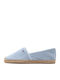 Women's Fabric Espadrilles Light Blue