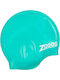 Ultra Fit Silicone Swimming Cap Turquoise Zoggs