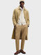 Herren Mantel Beige