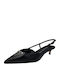 Leder Pumps Schwarz