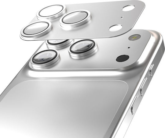 Etteri Full Camera Lens Guard Iphone 17 Pro Silver